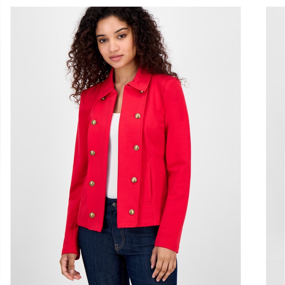Tommy Hilfiger Military Band Style Blazer Sz-Xs